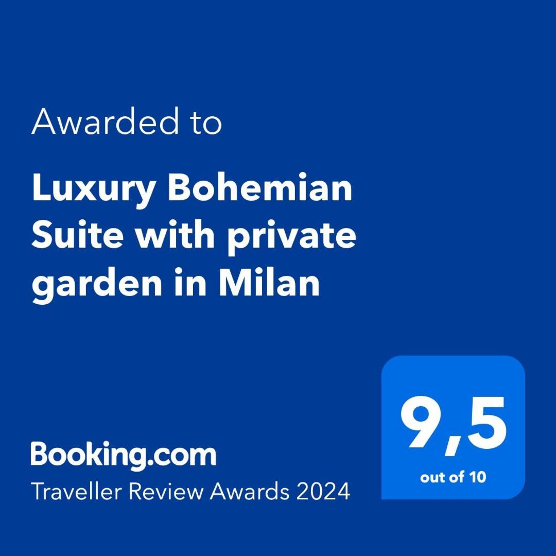 Luxury Bohemian Suite With Private Garden In Milano Esterno foto