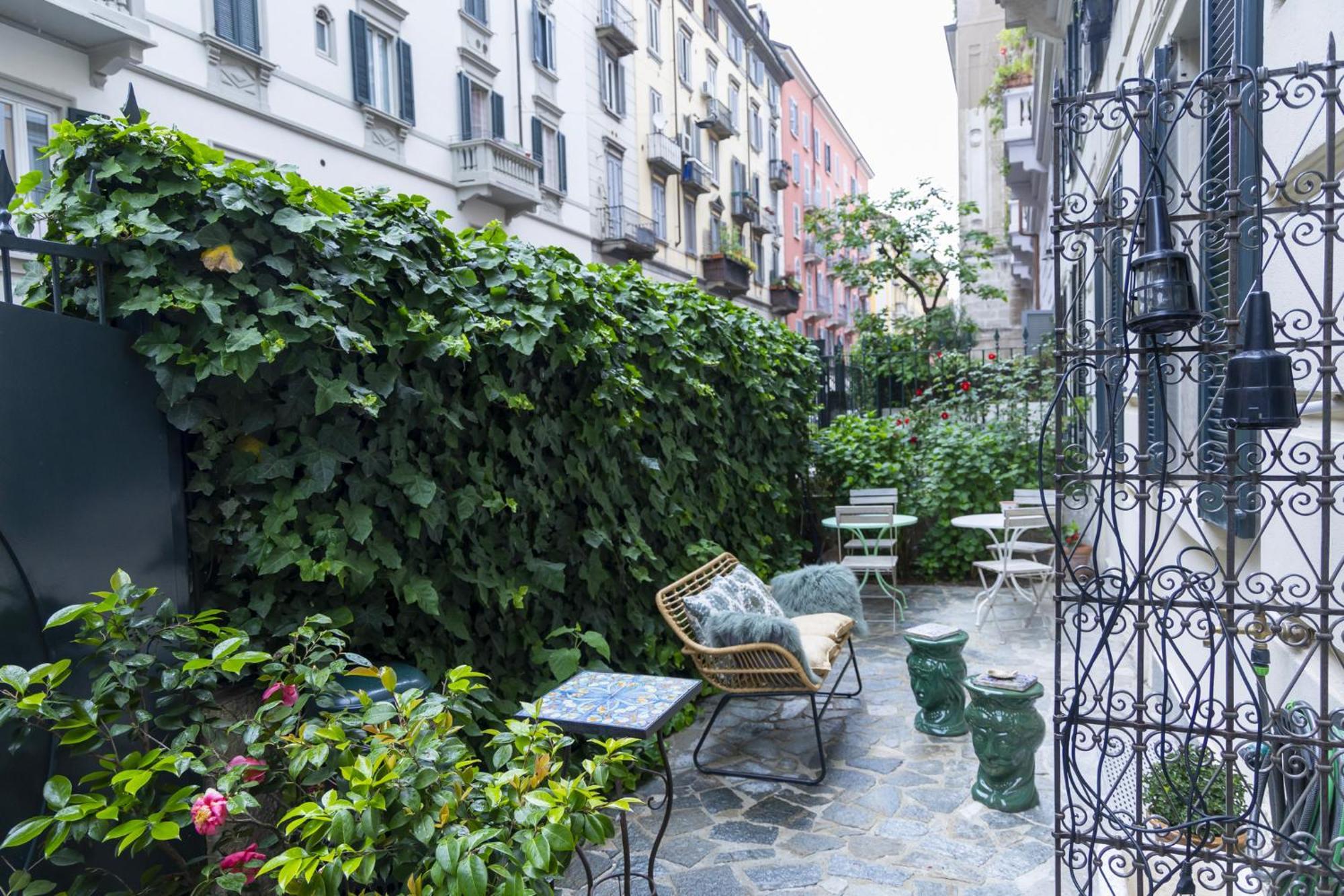 Luxury Bohemian Suite With Private Garden In Milano Esterno foto